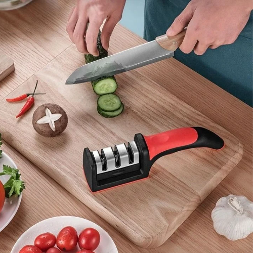 Afilador Manual De Cuchillos de Cocina Profesional