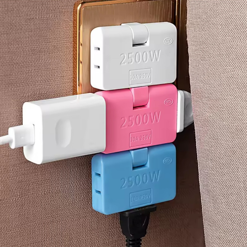 Adaptador Enchufe Triple Giratorio 180° Multienchufe