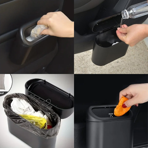Mini basurero de auto