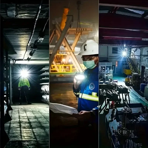 Linterna frontal led