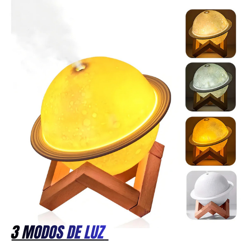 HUMIDIFICADOR LÁMPARA SATURNO