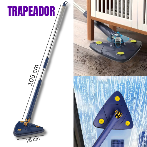 Trapeador triangular 360°