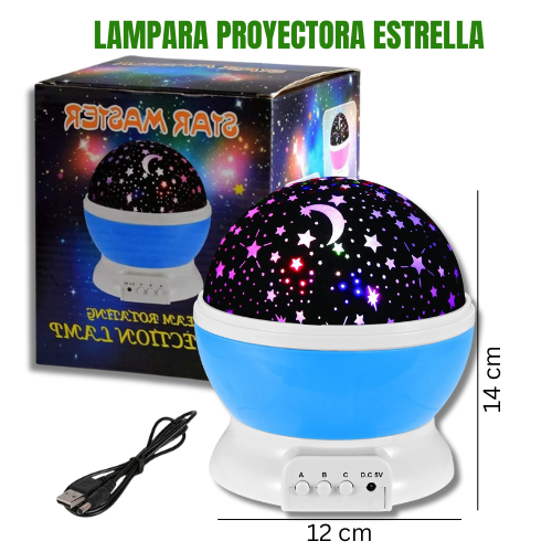 LÁMPARA PROYECTORA DE ESTRELLAS