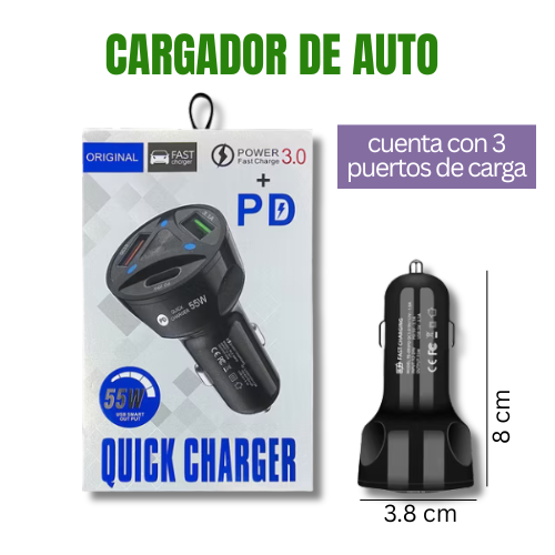 Cargador de auto
