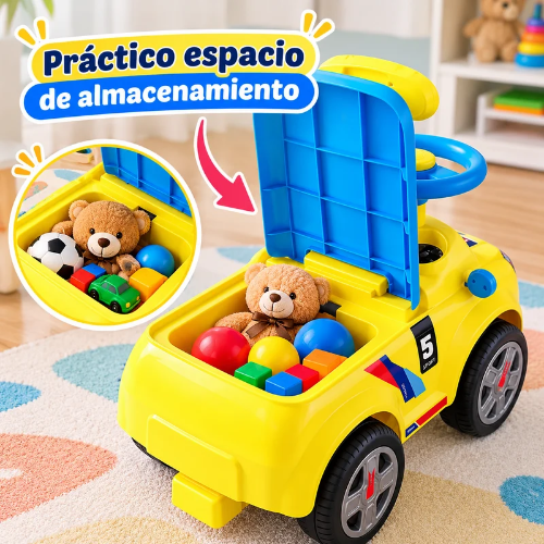 Auto deportivo de niños