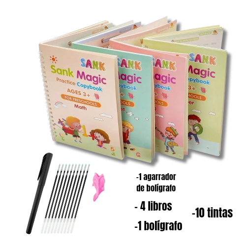 Kit de cuadernos mágicos de caligrafía