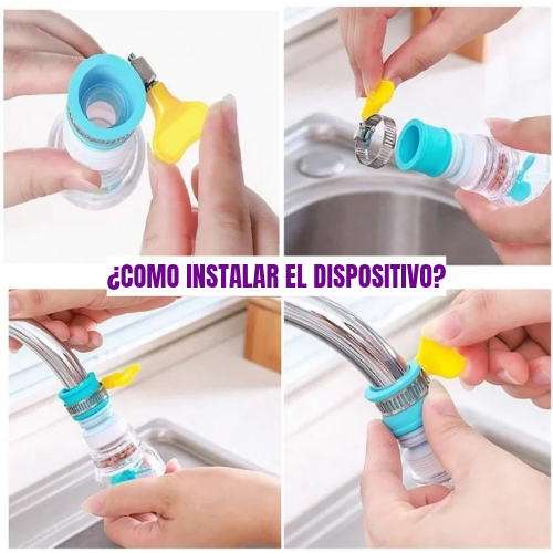 Mini cabezal de grifo expandible