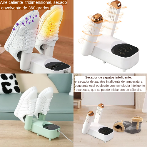 Secador de zapatos eléctrico táctil