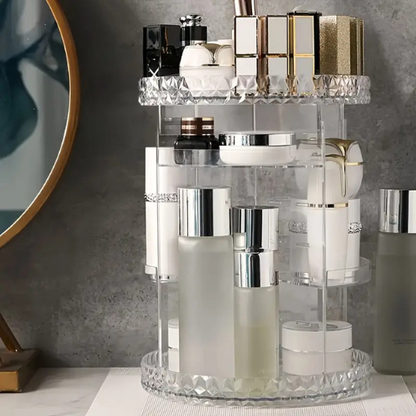 Organizador de maquillaje acrílico 360°