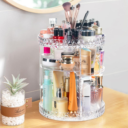 Organizador de maquillaje acrílico 360°