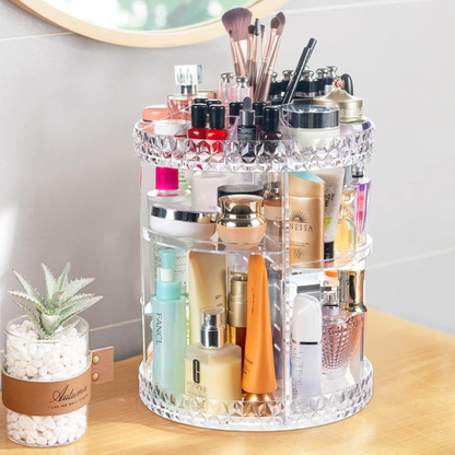 Organizador de maquillaje acrílico 360°