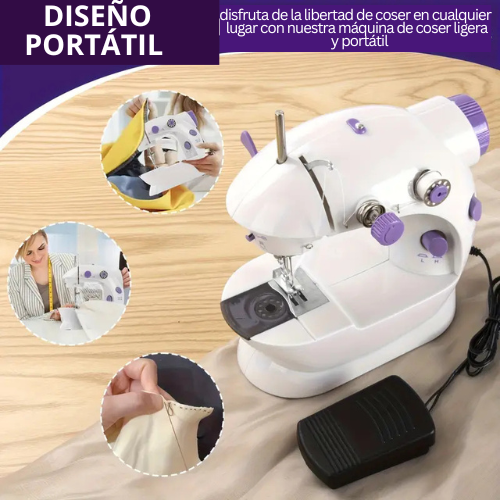 MINI MÁQUINA DE COSTURA PORTÁTIL