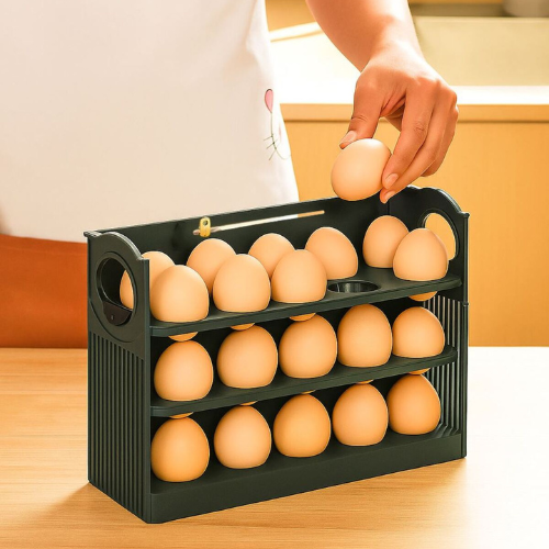ORGANIZADOR DE HUEVOS DE 3 NIVELES