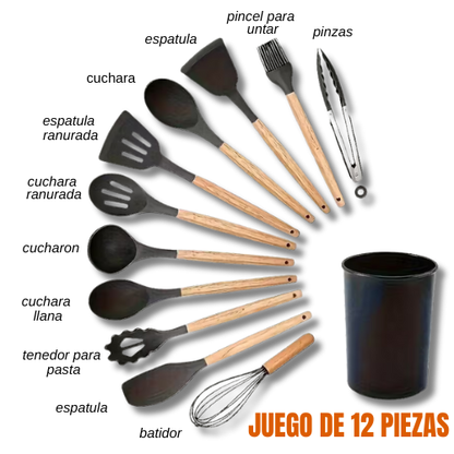Juego de 12 piezas utensilios de cocina