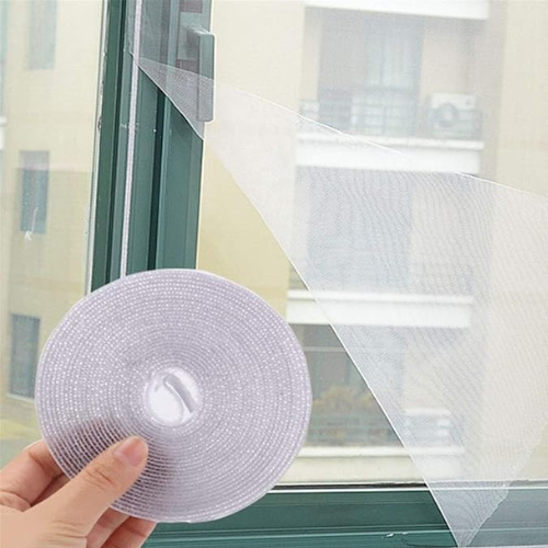 Malla de ventanas con velcro adhesivo