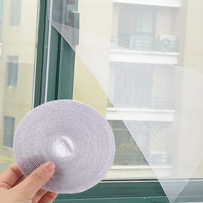 Malla de ventanas con velcro adhesivo