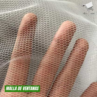 Malla de ventanas con velcro adhesivo