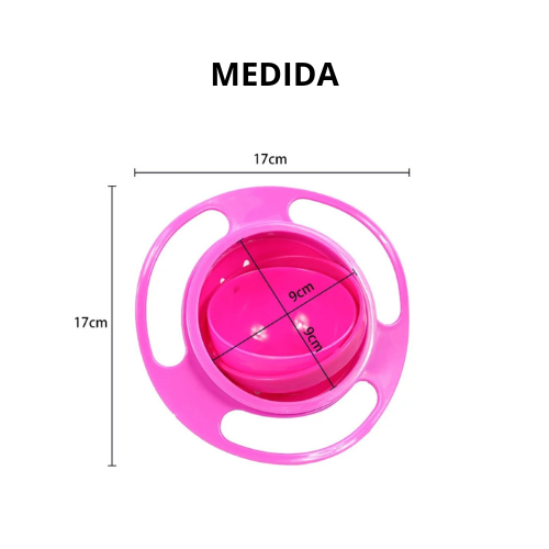 PLATO ANTIDERRAME DE BEBÉ