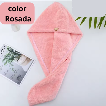Toalla de cabello micro fibra