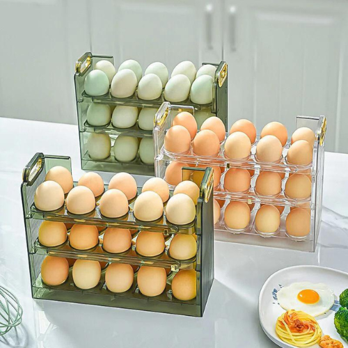 organizador de huevo 3 niveles
