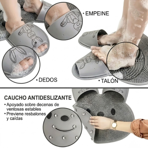 Alfombra de silicona conejo