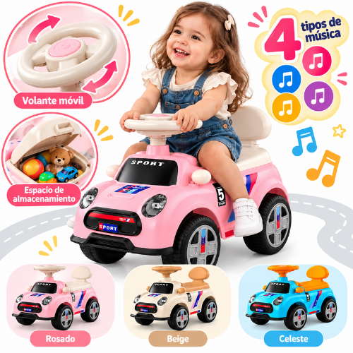 Auto deportivo de niños