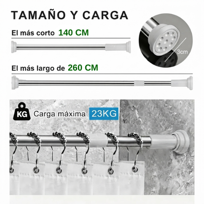 Barra extensible