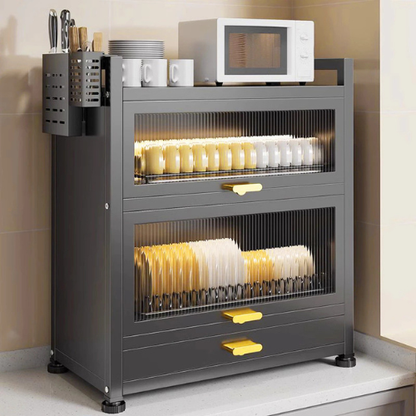 Escurridor de platos con tapa ( 2 niveles)