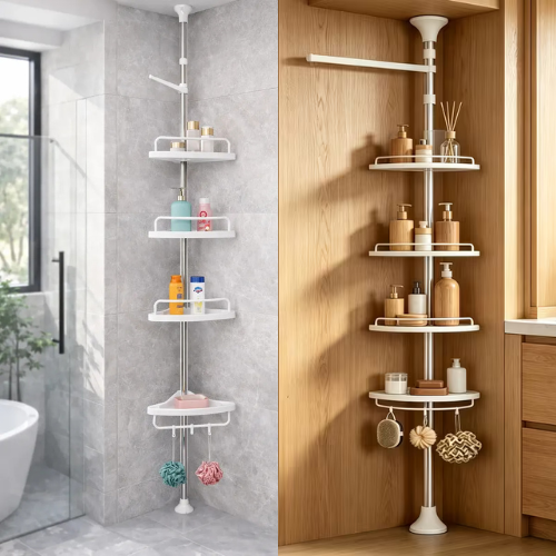 Esquinero de baño ajustable