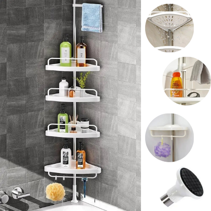 Esquinero de baño ajustable