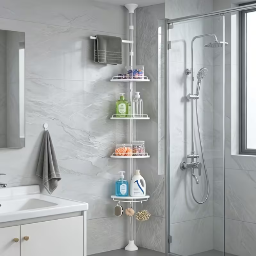 Esquinero de baño ajustable