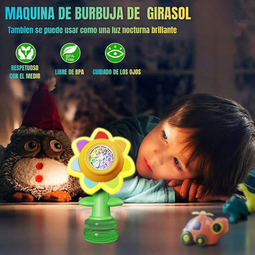 Máquina de burbuja de girasol