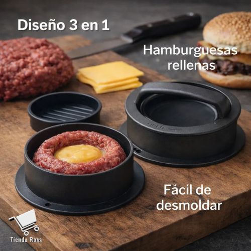 Molde de hamburguesas