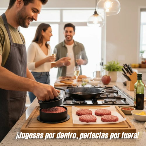 Molde de hamburguesas