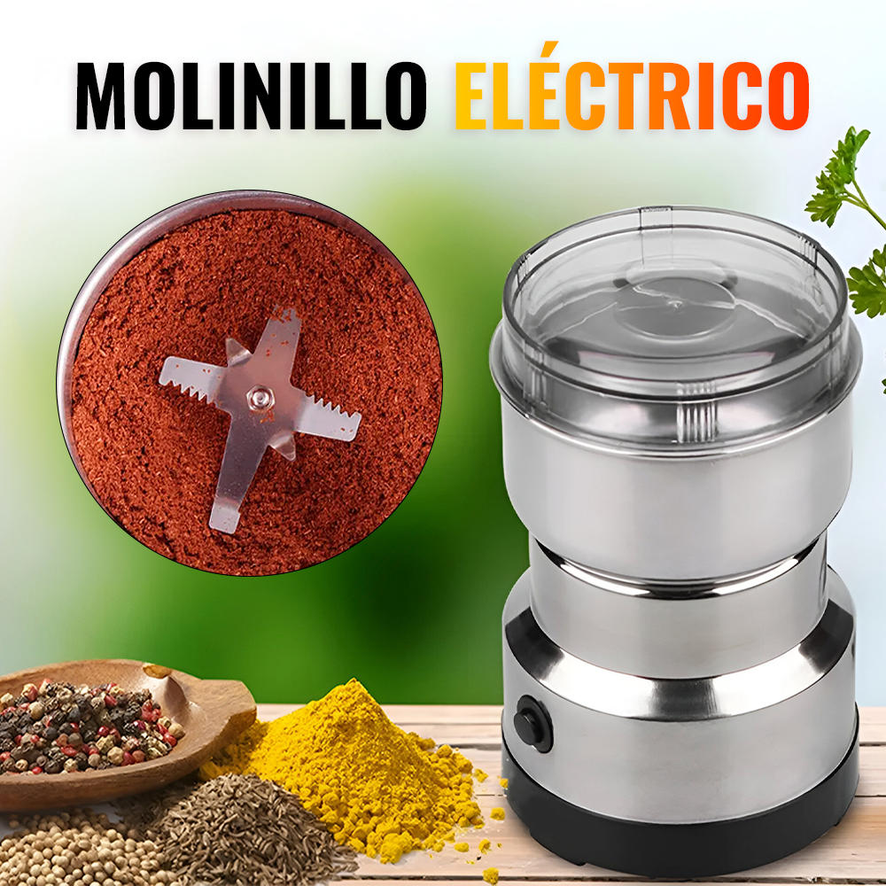 MOLINILLO ELÉCTRICO DE ACERO INOXIDABLE