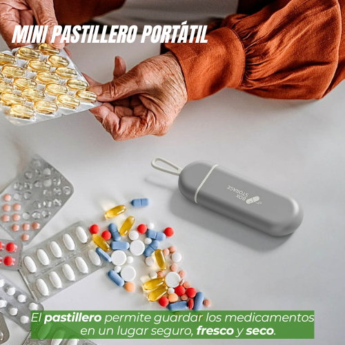 Mini Pastillero Portátil