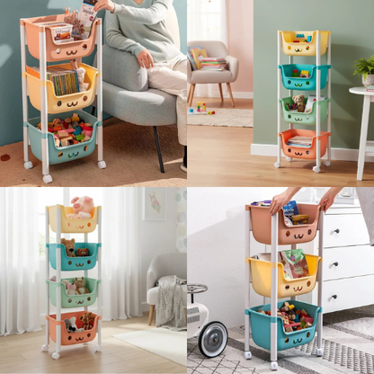 Organizador de juguetes kawai (4 niveles)