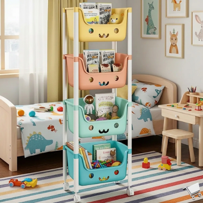 Organizador de juguetes kawai (4 niveles)