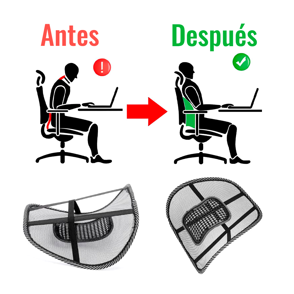 COJÍN TRANSPIRABLE PARA ASIENTO DE VEHÍCULO