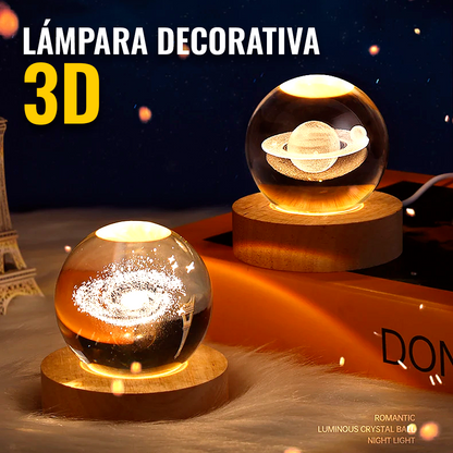 LÁMPARA ESFÉRICA 3D MODELO JÚPITER