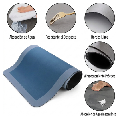 Set de alfombra antideslizante
