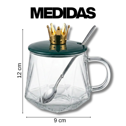 Azucarero de vidrio