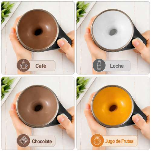 Taza batidora recargable