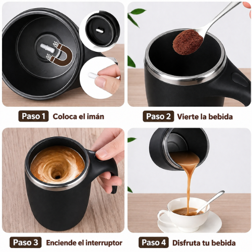Taza batidora recargable