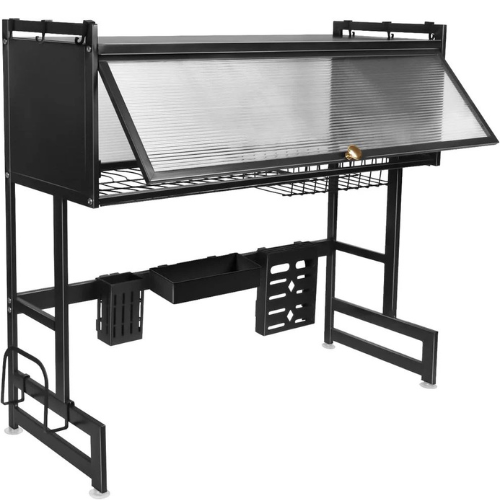 Escurridor de platos con tapas
