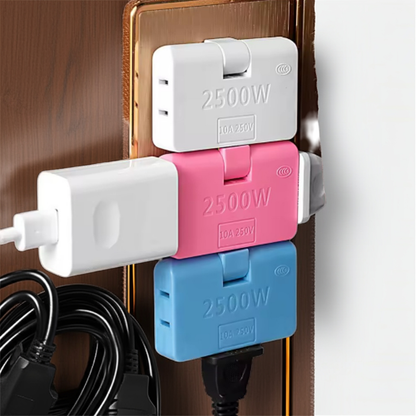 Adaptador Enchufe Triple Giratorio 180° Multienchufe