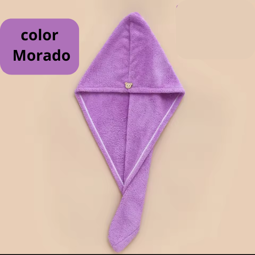 Toalla de cabello micro fibra