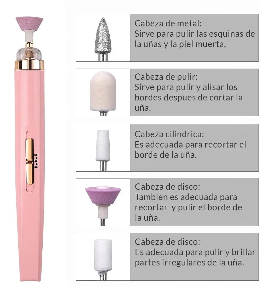 KIT LIMA ELÉCTRICA PARA UÑAS